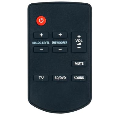 Imagem de Controle remoto de substituição N2QAYC000084 compatível com Panasonic Sound Bar N2QAYC000083 SC-HTB70 SC-HTB170 SC-HTB65 SA-HTB65 SC-HTB370 SC-HTB770 SC-HTB70CP SC-HTB770S SB-HTB7 70 SB-HTB570