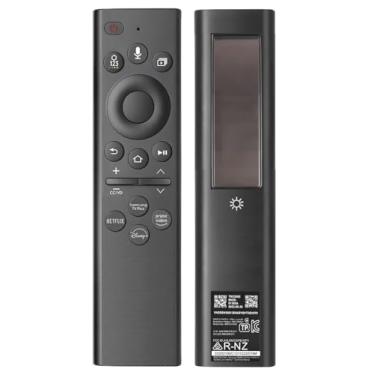 Imagem de Controle remoto de substituição de voz solar BN59-01385A para Samsung TV, controle de energia de célula solar recarregável para Samsung 2021 2022 2023 Neo QLED, moldura e Crystal 4K 8K UHD Smart TVs