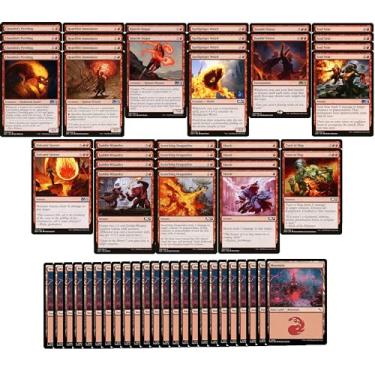 Imagem de Magic The Gathering Red Burn Introductory Deck - Starter Deck - Mono Red- Modern Legal - Custom Built - MTG - 60 Card!
