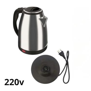 Imagem de Chaleira Elétrica Sem Fio 1,8 Litros Inox 1200W Ideal para Chá,(220V)