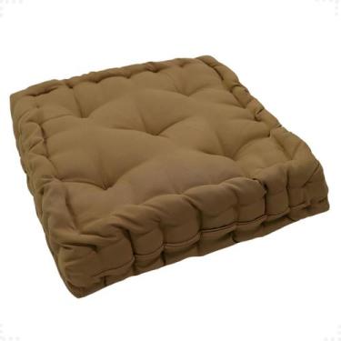 Imagem de Almofada Futon Turco Quadrada Alta Cheia Sala Sofá Poltrona Cadeira Ba