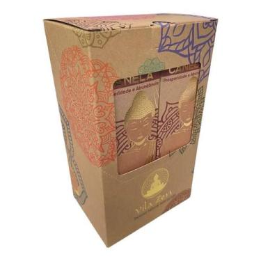 Imagem de Incenso Natural Vila Zen Canela Puro 12 Caixas C 10 Varetas - Lua Míst