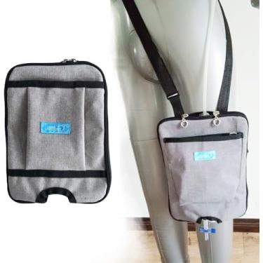 Imagem de Bolsa Para Cateter Uriry - Bolsas Para Ostomia Bolsas De Perna Para Cateter Dispositivos De Fixação - Bolsa De Cuidados Com A Urina Para Casa, Viagem, Cadeira De Rodas & Cama, 2000ml