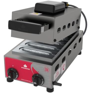 Imagem de Máquina de Crepe Suíço 6 Cavidades Progás a Gás PRK-60 G STYLE