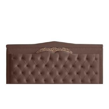 Imagem de Cabeceira De Cama Box Painel Barcelona Casal 140 cm Retro Capitonê Bot