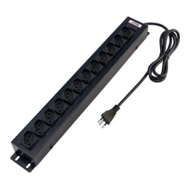 Imagem de Filtro De Linha Force Line 1,5 Metros Bivolt 12 Tomadas... - Qualidade