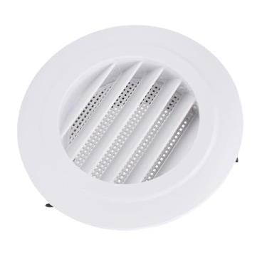 Imagem de FTVOGUE Tampa Redonda de Ventilação Branca Circular Tampa de Ventilação Plástica de Ventilação de Ar Ventilador de Tela Réptil Tampa de Grade para Banheiro de Exaustão