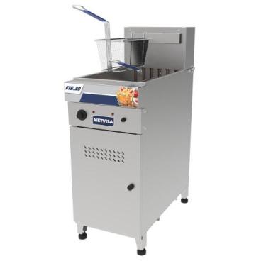 Imagem de Fritadeira Elétrica Água e Óleo Metvisa 30 Litros 12000W Trifásico 380