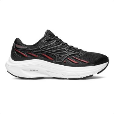 Imagem de Tênis Masculino Mizuno Jet 8 Preto+vermelho 40