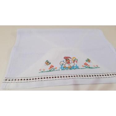 Imagem de Guardanapo de galinha bordado - Confecções jau