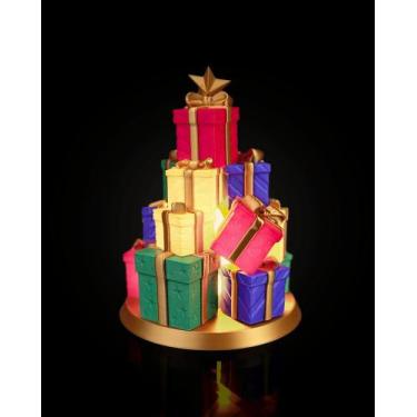 Imagem de Árvore de Natal Decorativa com Presentes - inovadecor.shop