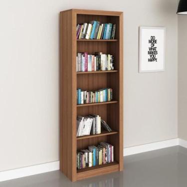 Imagem de Estante Escritório 60 Cm Multimóveis Cr25014 Amendoa - MULTIMOVEIS