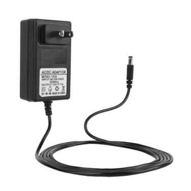 Imagem de Cabo Alimentação 15V 1A Compatível com Areia Autolimpante para Gatos, 2m Comprimento Conector CC 5,5x2,1mm Fonte Alimentação para Caixas de Areia Autolimpantes Gatos