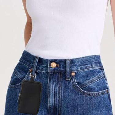 Imagem de Bolsa de neoprene de 2 peças com zíper desinfetante para as mãos, bolsa de maquiagem com gancho de pressão, porta-moedas, porta-moedas, chaveiro, acessório moderno, batom, cosmético, organizador de