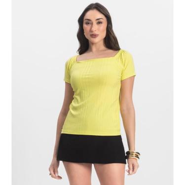 Imagem de Blusa Feminina Canelada Infinita Cor Verde-Feminino