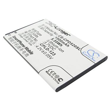 Imagem de AZRSXSE Substituição da bateria para Coolpad Número da peça: CPLD-123, 5200