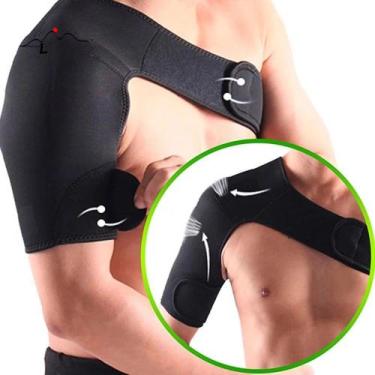 Imagem de Suporte Ombreira Protetor Ombro e Clavícula Neoprene para Treino e Rec