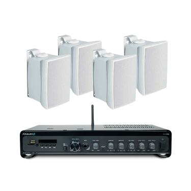 Imagem de Kit Slim 3700 Frahm + 2 Pares de Caixas Acústicas C621