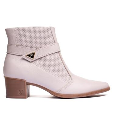 Imagem de Bota Feminina Pegada Verona Couro Bege Claro - 35