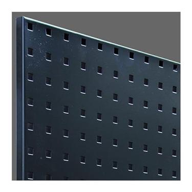 Imagem de Painéis pretos para montagem na parede - Solução de armazenamento versátil para sala de artesanato, garagem, cozinha, escritório - Organizador de joias, ferramentas, acessórios - 150 x 45 cm