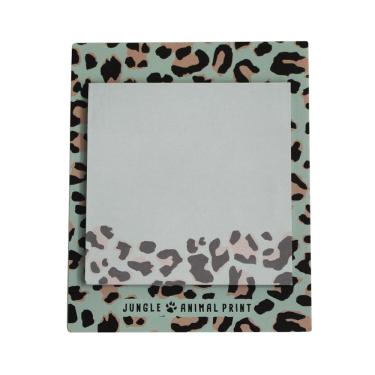 Imagem de Bloco Adesivo Le Decorado Animal Print com 04 Blocos de 30 Folhas Cada 7,6X7,6cm