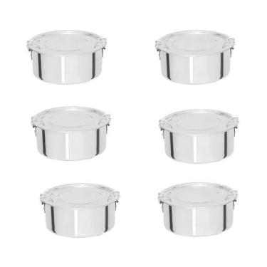 Imagem de Kit de Marmita Redonda de Alimento 0,5 Litros (06 Unid) - Continental