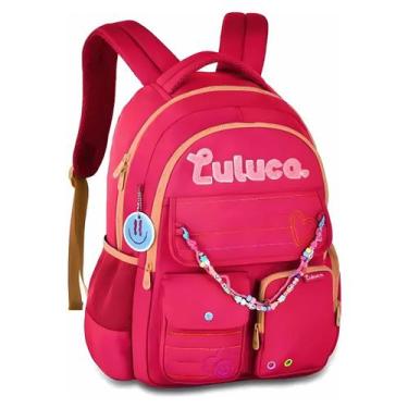 Imagem de Mochila Luluca Costa Grande Miçanga Notebook Bolsos Juvenil - Clio Sty