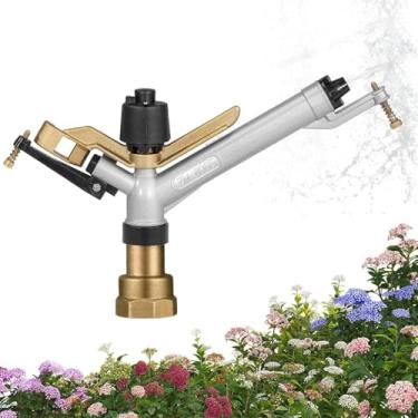 Imagem de Aspersor de longo alcance, irrigador de gramado de 3,8 cm, irrigador de grande área, irrigador de irrigação, irrigação agrícola, irrigador de impacto
