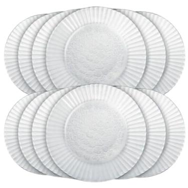 Imagem de Prato Fundo Primavera Duralex Estampa Floral Vidro c/ 12 uni