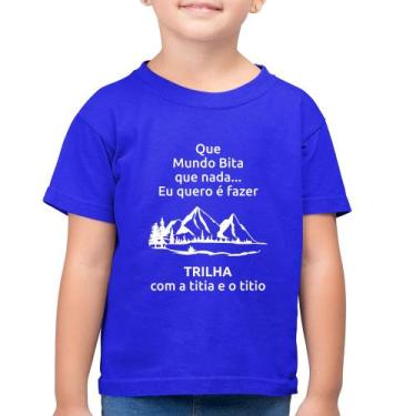 Imagem de Camiseta Algodão Infantil Trilha Com A Titia E O Titio Trekking - Foca