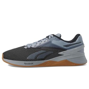 Imagem de Reebok Sapatos de Fitness e Treino Nano X3 para Homem, Cinza frio/preto (Core Black/Gum), 10.5 Women/9 Men