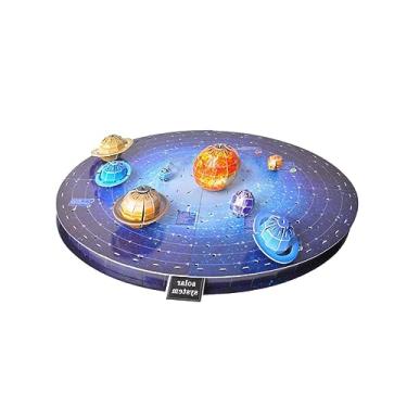 Imagem de Abaodam 1 Conjunto solar brinquedo educativo quebra-cabeças planeta brinquedos educativos modelos Brinquedos infantis brinquedo de quebra-cabeça lajes planeta cósmico 3d Papel