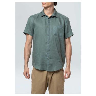 Imagem de Camisa Classic Linen Mc-Verde Pacifico - GG-Masculino