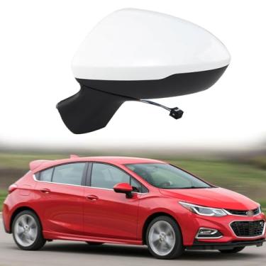 Imagem de Substituição do espelho lateral do motorista adequado para Chevrolet Cruze 2016 2017 2018 2019 espelhos laterais montagem de espelho lateral acessórios de espelho retrovisor de carro ajuste elétrico,
