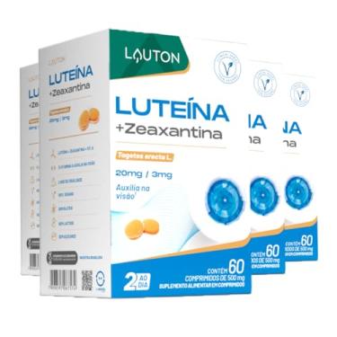 Imagem de Luteína c/Zeaxantina + Retinol Lauton 60 Comprimidos 5un