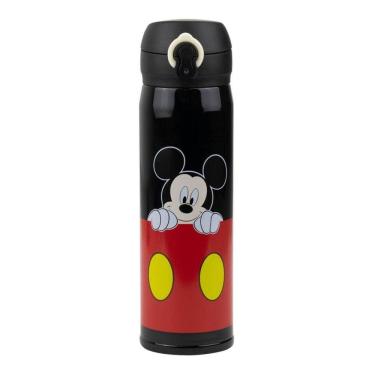 Imagem de Garrafa Térmica Preta Mickey Mouse 400ml  Disney