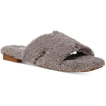 Imagem de Steve Madden Pantufa Feminina Seek, Cinza, 8