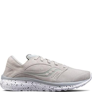 Imagem de Saucony Kineta Relay Suede Tênis masculino tamanho 3,5, cor: cinza, Cinza, 3.5