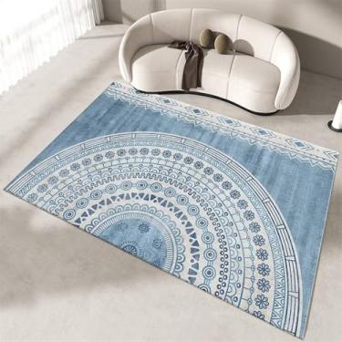 Imagem de Tapetes para sala de estar, decoração moderna para casa, tapetes para quarto, cabeceira, tapete leve, luxuoso, tatami, flanela, 1.200 x 300 cm, 78,7 x 118 pol.