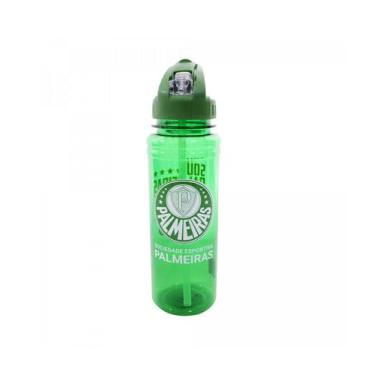 Imagem de Garrafa Squeeze com Canudo Retrátil 700ml Palmeiras