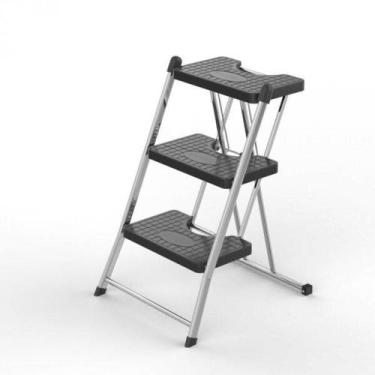 Imagem de Escada Dobrável 3 Degraus Anodilar