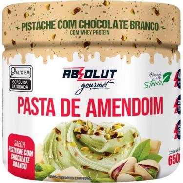 Imagem de Pasta de Amendoim com Whey Protein 650g - Absolut Nutrition, Pistache 