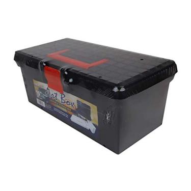 Imagem de PRO ART Caixa organizadora de arte, 40,64 cm preta com trava