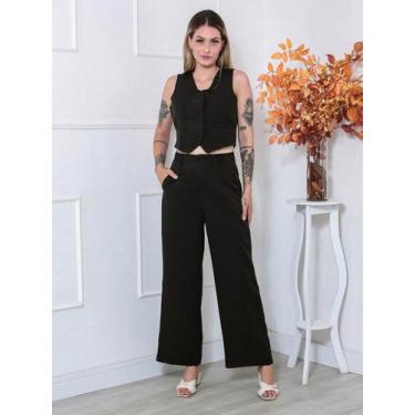 Imagem de A-Lows suellen moda Feminina Conjunto De Alfaiataria Feminino Colete +