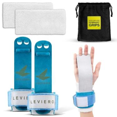 Imagem de Aderência de ginástica. Aderências de ginástica para meninas jovens. Aderência para meninas de ginástica. Aderências de ginástica para crianças com pulseiras e bolsa de mão. Aderências de ginástica para meninas barras irregulares. Aderência de mão para ginástica., Aqua, 3