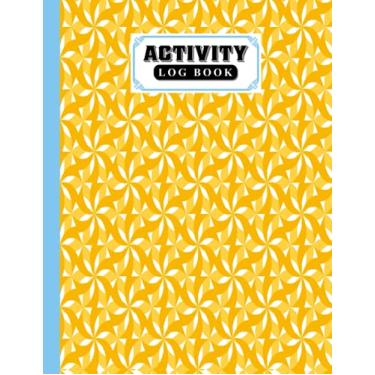Imagem de Activity Log Book: floral Cover Activity Log Book, 120 Pages, 8.5X11 Inch, Activity Log Book For All Buisnesses By Valerie Fitzgerald