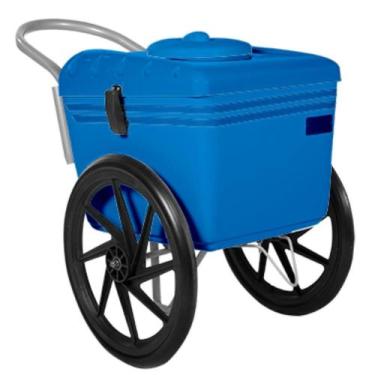 Imagem de Carrinho De Sorvete 300 Picoles T-350 Azul 60 Litros - Thermototal
