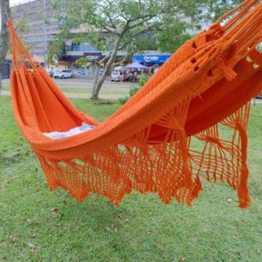 Imagem de Rede de descanso dormir casal luxo Reforçada suportar 300kg algodão gi