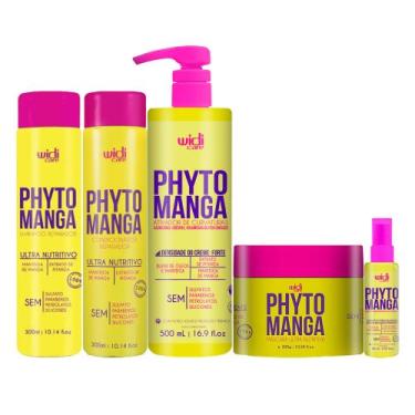 Imagem de Kit Widi PhytoManga Curvas Shampoo, Condicionador, Ativador Pesado, Má