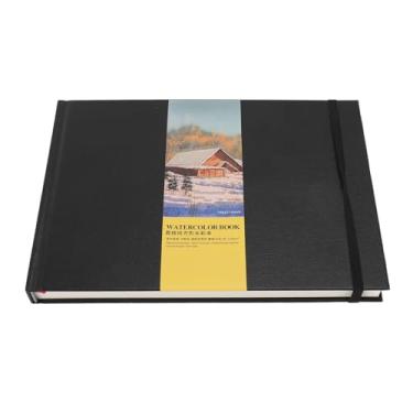 Imagem de Caderno de Desenho, Papel para Aquarela 230gsm Pintura de Papel de Desenho de Papel (21 * 14,8cm)